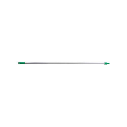 Aluminium Handle, Green, 25 x 1500mm