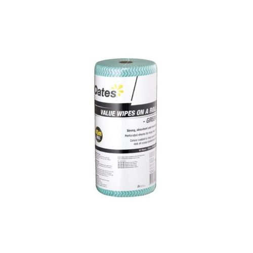 Oates Wiper Roll Value Green 30cm x 45m 90 sheet