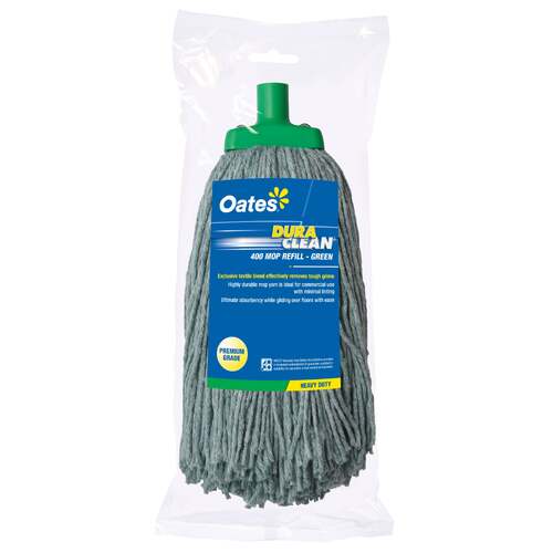 Oates Duraclean Mop, Green, 400g MH-DC-01G