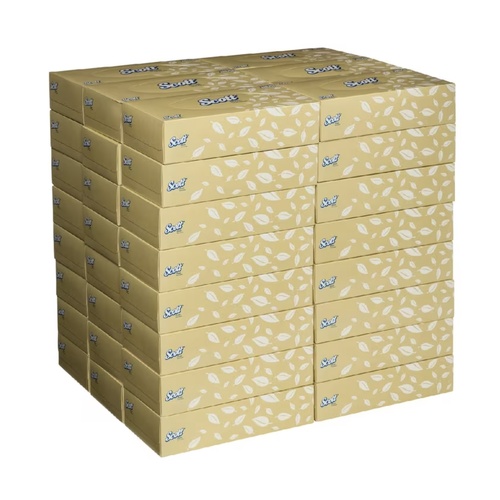 Scott Facial Tissues 2Ply 48 Boxes x 100 Sheets 