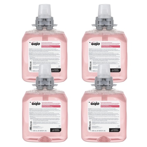 GOJO FMX (Manual) Luxury Foam Hand Wash, 1250mL, 4 pack