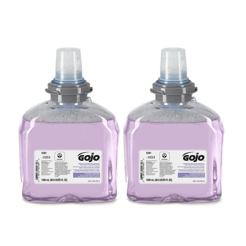 GOJO TFX (Touch-Free) Premium Foam Hand Wash, 1200mL, 2 pack