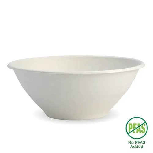 Biopak White Plant Fibre 1,180ml (40oz) Bowl 