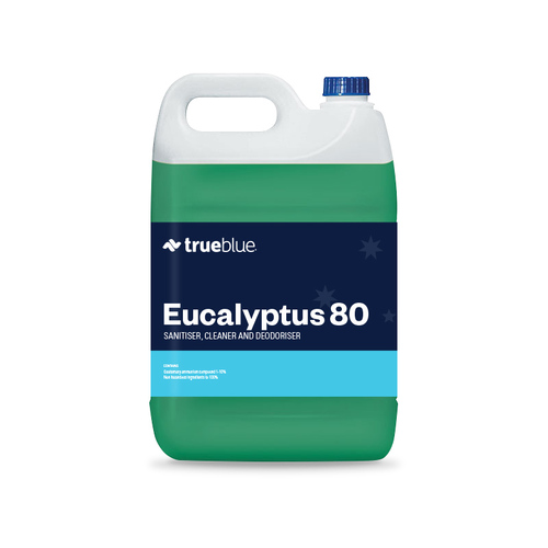 True Blue, Eucalyptus 80, Sanitiser & Deodoriser 5L