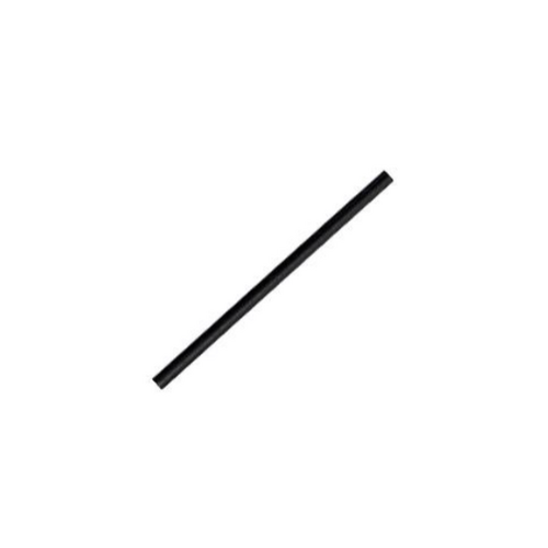 Cocktail paper straw, 120mm in length - Black