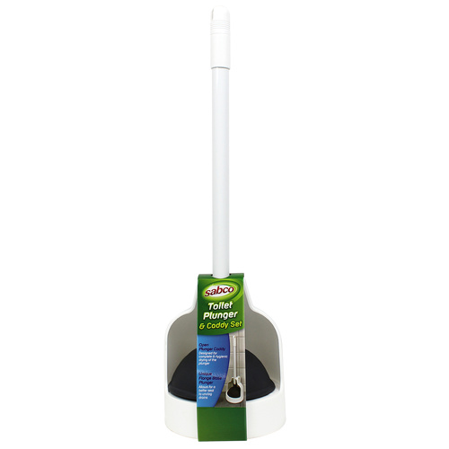  Toilet Plunger & Caddy Set
