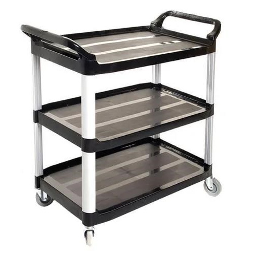 Utility Cart (3 Shelf) - Black 