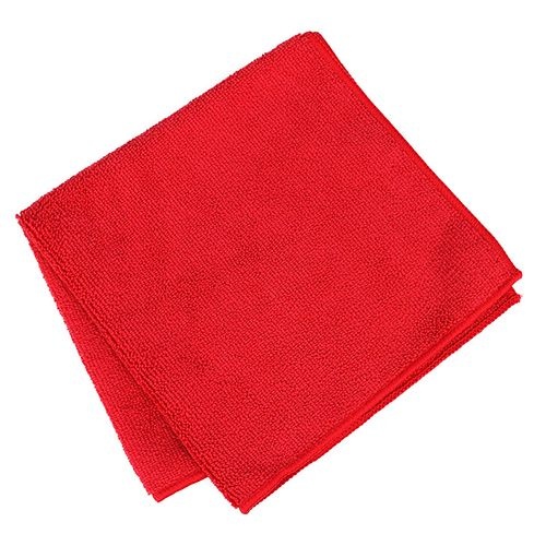  All Purpose Microfibre Cloths - Red - 36cm x 36cm (50 in display box)