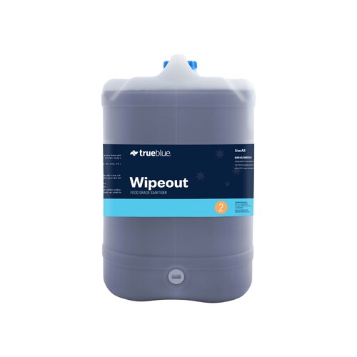 True Blue Wipeout Food Grade Sanitiser 25L