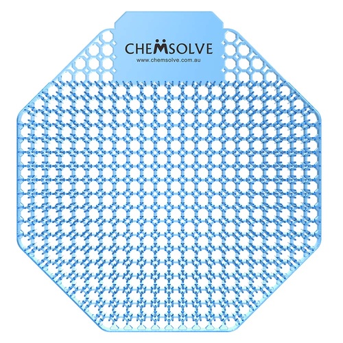 Ultimate 3D Urinal Screen - Cotton Blossom Fragrance, Blue, 12 per pack